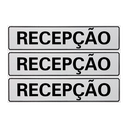 Ver imagem 1 de Combo 10 Placas de Sinalização Recepção 30x7 Acesso - B-503 F9e