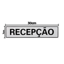Ver imagem 2 de Combo 10 Placas de Sinalização Recepção 30x7 Acesso - B-503 F9e