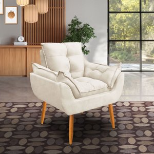 Poltrona Opala Decorativa Sala e Escritório
