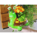 Ver imagem 2 de Vaso Cachepot Tartaruga P/jardim em Cerâmica Pintado a Mão