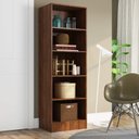 Ver imagem 3 de Estante para Livros 5 Prateleiras Charge Espresso Móveis