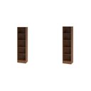 Ver imagem 4 de Estante para Livros 5 Prateleiras Charge Espresso Móveis