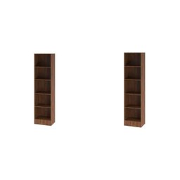 Estante para Livros 5 Prateleiras Charge Espresso Móveis - 4