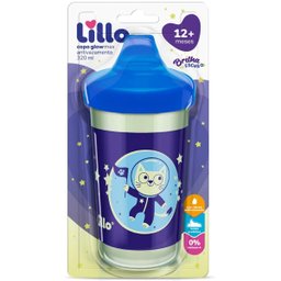 Copo Infantil Antivazamento com Brilho no Escuro Menino - 8