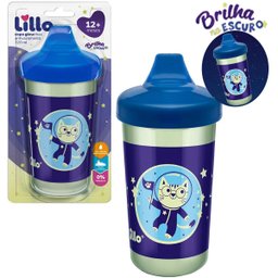 Copo Infantil Antivazamento com Brilho no Escuro Menino - 2