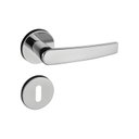 Ver imagem 1 de Fechadura 401 com Roseta Cromo Acetinado Interna