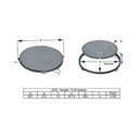 Ver imagem 2 de Tampa Tampão de Chão T020 em Alumínio Circular Simples 20cm