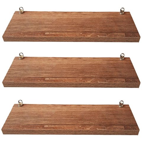 Kit 4 Prateleira Reta 60x10p Madeirado Livro Mdf Decoração