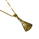 Ver imagem 5 de Colar Corrente Nossa Senhora Aparecida Aço Inox Dourado Armazém Católico