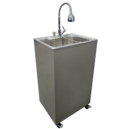Pia Portátil Gourmet Cinza Pressurizada Bateria - Ultra Móveis - 1