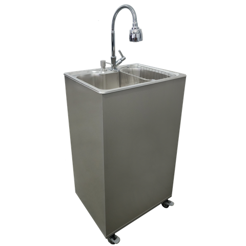 Pia Portátil Gourmet Cinza Pressurizada Bateria - Ultra Móveis