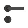 Fechadura 413 com Roseta Preto Externa - 1