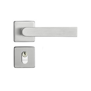 Fechadura 414 com Roseta Cromo Acetinado Externa