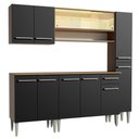 Ver imagem 2 de Cozinha Completa Emilly Rustic / Preto Madesa