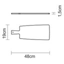 Ver imagem 4 de FSC Tábua Retangular para Pão Tramontina Kitchen em Madeira Teca com Cabo 48x19 cm Tramontina