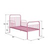Cama Solteiro de Ferro Nina:rosa Bebê - 5