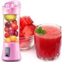 Ver imagem 1 de Mini Liquidificador Portátil Eletrico Usb - Rosa