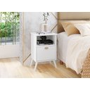 Ver imagem 2 de Mesa de Cabeceira Maragogi Branco - Vrk Comercio On-Line