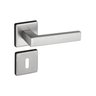 Fechadura 409 Com Roseta Cromo Acetinado Interna - 1