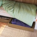 Ver imagem 5 de Beliche Infantil com Escada e Nichos 2 Gavetões Branco Marrom - Completa Móveis