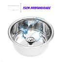 Ver imagem 4 de 30x15 - Cuba Redonda de Inox para Consultórios Odontológicos