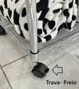 Ver imagem 4 de Estante de Aço Cromada Vghome 4 Prateleiras 1,85m com Cabideiro