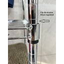 Ver imagem 5 de Estante de Aço Cromada Vghome 4 Prateleiras 1,85m com Cabideiro