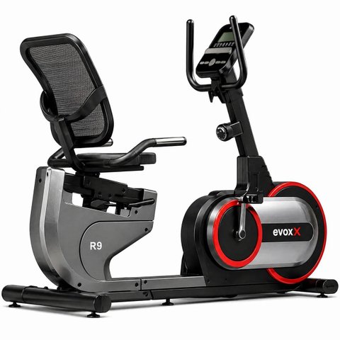 Bicicleta Ergométrica Horizontal Magnética Evox Delux R9