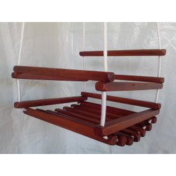 Balanço madeira 40x35 Mogno - 2