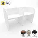 Ver imagem 4 de Espaço de Trabalho Call Center para 4 Pessoas 1,87m Brancof5 Cor:branco