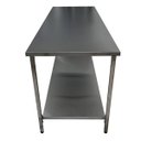 Ver imagem 3 de Mesa Aço Inox Industrial 150x60x90 Cm Plano Liso Nortinox Stander