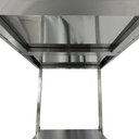 Ver imagem 5 de Mesa Aço Inox Industrial 150x60x90 Cm Plano Liso Nortinox Stander