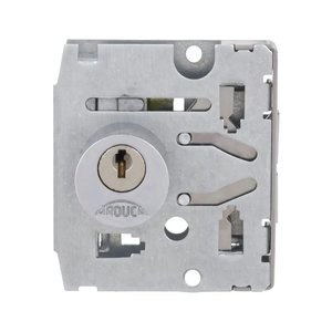 Fechadura para Porta de Vidro de Correr Redonda Arouca com Chave