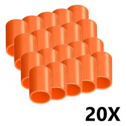 Kit 20 Emenda Luva Pressão Para Conduíte Corrugado 25mm 3/4 - 3