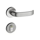 Ver imagem 1 de Fechadura 413 com Roseta Cromo Acetinado Externa