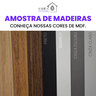 Nicho Metalon Duplo Organizador 70x20 Preto/amadeirado Claro 02 - 6