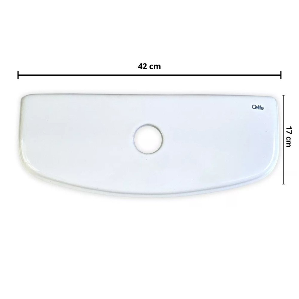 Tampa para Caixa Acoplada Fit Plus Branco Celite - 2