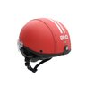 Capacete Coquinho Scooter Elétrica Bike Vermelho Viseira - 3