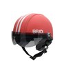 Capacete Coquinho Scooter Elétrica Bike Vermelho Viseira - 1
