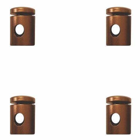 Kit-4 Desviador de Cabo Para Lustres e Pendentes e Luminária MD-6005/4 - Cobre
