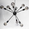 LUSTRE PENDENTE SPUTNIK PRETO - 5