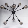 LUSTRE PENDENTE SPUTNIK PRETO - 4