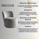 Ver imagem 7 de Poltrona Orgânica Redonda Estofada Veludo Luxo Moderna Conforto Design P/ Sala Espera Recepção Hall