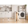 Cercado Cães Cachorros Pets com 10 Módulos + Portão Preto Branco Divisor de Ambientes Branco - 5