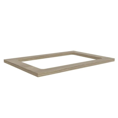 Tampo de Cozinha Modulado P/ Balcão Cooktop E608 80cm Nogueira - Kappesberg