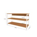 Ver imagem 3 de Sapateira para Quarto Industrial Marrom/Canela/Branco