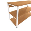 Ver imagem 5 de Sapateira para Quarto Industrial Marrom/Canela/Branco