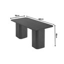 Ver imagem 3 de Conjunto: Mesa Sala Jantar Maldivas Curvo 180cm + 6 Cadeiras Havana Naturale - Linho Bege - Rufato
