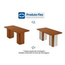 Ver imagem 4 de Conjunto: Mesa Sala Jantar Maldivas Curvo 180cm + 6 Cadeiras Havana Naturale - Linho Bege - Rufato