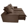 Sofá 4 Lugares Retrátil e Reclinável 250cm Porto  Veludo  - 5